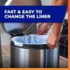 imageHefty Made to Fit Trash Bags Fits simplehuman Size G 8 Gallons 100 Count 5 Pouches of 20 Bags Each  Packaging May VaryClear
