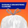 imageHefty Made to Fit Trash Bags Fits simplehuman Size G 8 Gallons 100 Count 5 Pouches of 20 Bags Each  Packaging May VarySilver