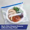 imageHefty Slider Freezer Storage Bags Gallon Size 10 Count