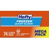 imageHefty Slider Freezer Storage Bags Quart Size 74 CountQuart