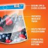 imageHefty Slider Freezer Storage Bags Quart Size 74 CountQuart