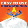 imageHefty Ultra Strong 13 Gallon Trash Bags Tall Kitchen Trash Bags 13 Gallon Size Resist Leaks Punctures and Rips Continuous Odor Control White Fabuloso Lemon Scent 80 BagsFabuloso Lemon