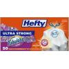 imageHefty Ultra Strong 13 Gallon Trash Bags Tall Kitchen Trash Bags 13 Gallon Size Resist Leaks Punctures and Rips Continuous Odor Control White Fabuloso Lemon Scent 80 BagsWhite