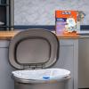 imageHefty Ultra Strong 13 Gallon Trash Bags Tall Kitchen Trash Bags 13 Gallon Size Resist Leaks Punctures and Rips Continuous Odor Control White Fabuloso Lemon Scent 80 BagsLavender  Sweet Vanilla