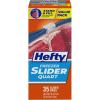 imageHefty Slider Freezer Storage Bags Quart Size 35 Count Pack of 9 315 TotalQuart  35 Count Pack of 1