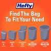 imageHefty Small Trash Bags Fabuloso Scent 4 Gallon 52 CountClean Burst