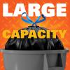 imageHefty Strong Large Trash Bags 33 Gallon 48 CountBlack