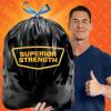 imageHefty Strong Lawn ampamp Leaf Trash Bags 39 Gallon 38 CountBlack