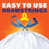 imageHefty Strong Tall Kitchen Trash Bags Unscented 13 Gallon 90 CountWhite