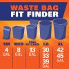 imageHefty Ultra Strong 30 Gallon Trash Bags Black Large Trash Bags 30 Gallon Size Multipurpose Break Resistant Drawstring Closure Resists Leaks Punctures and Tears Black Fabuloso Scent 50 Bagsmulticolor