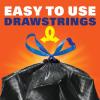 imageHefty Ultra Strong Lawn ampamp Leaf Trash Bags Unscented 39 Gallon 16 CountUltra Strong  16 Count