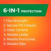 imageHefty Ultra Strong Made with 50 Recovered Materials Tall Kitchen Trash Bags Gray Clean Burst 13 Gallon 80 CountClean Burst
