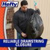 imageHefty Ultra Strong Multipurpose Large Trash Bags Black Unscented 30 Gallon 25 Count Pack of 1Black