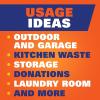imageHefty Ultra Strong Multipurpose Large Trash Bags Black Unscented 30 Gallon 25 Count Pack of 1Black