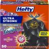 imageHefty Ultra Strong 30 Gallon Trash Bags Black Large Trash Bags 30 Gallon Size Multipurpose Break Resistant Drawstring Closure Resists Leaks Punctures and Tears Black Fabuloso Scent 50 Bagsmulticolor
