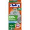 imageHefty Ultra Strong Made with 50 Recovered Materials Tall Kitchen Trash Bags Gray Clean Burst 13 Gallon 80 CountClean Burst