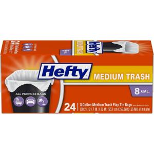 imageHefty Medium Trash Bags Fabuloso Scent 8 Gallon 26 CountUnscented