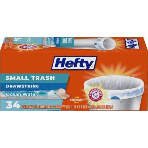 imageHefty Small Trash Bags Fabuloso Scent 4 Gallon 52 CountWhite