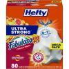 imageHefty Ultra Strong 13 Gallon Trash Bags Tall Kitchen Trash Bags 13 Gallon Size White Fabuloso Citrus ampamp Fruits Scent 80 Bags