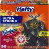 imageHefty Ultra Strong 30 Gallon Trash Bags Black Large Trash Bags 30 Gallon Size Multipurpose Black Fabuloso Citrus ampamp Fruits Scent 50 Bags