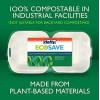 imageHefty ECOSAVE 1 Compartment Hinged Lid Containers 9 x 9 Inch 50 Count Pack of 2 100 Total1 Compartment 9x9  100 Total
