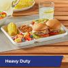imageHefty ECOSAVE Compostable 5Compartment Paper Trays 12 Count