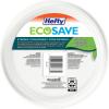 imageHefty ECOSAVE Compostable Paper Plates 834 Inch 60 CountWhite