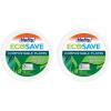 imageHefty ECOSAVE Compostable Paper Plates 834 Inch 60 CountWhite