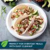 imageHefty ECOSAVE Compostable Paper Plates 834 Inch 60 CountWhite