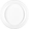 imageHefty ECOSAVE Compostable Paper Plates 834 Inch 60 CountWhite