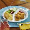 imageHefty ECOSAVE Compostable Paper Plates 834 Inch 60 CountWhite