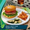 imageHefty ECOSAVE Compostable Paper Plates 834 Inch 60 CountWhite