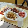 imageHefty ECOSAVE Compostable Paper Plates 834 Inch 60 CountWhite