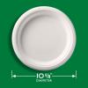 imageHefty ECOSAVE Compostable Paper Plates 834 Inch 60 CountWhite