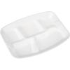 imageHefty Everyday SoakProof Foam Compartment Tray White 9 x 11 Inch 40 Count Pack of 6 240 Total