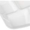 imageHefty Everyday SoakProof Foam Compartment Tray White 9 x 11 Inch 40 Count Pack of 6 240 Total