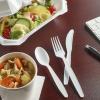 imageHefty Individually Wrapped Plastic White HeavyDuty Cutlery Disposable Flatware 150 Piece Set