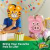imageHefty Zoo Pals Party Edition Paper Plates for Kids Assorted Animal Designs 775 Inches with Two Dipping Compartments 20 Count20 Count Pack of 2