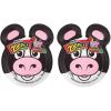 imageHefty Zoo Pals Party Edition Paper Plates for Kids Assorted Animal Designs 775 Inches with Two Dipping Compartments 20 Count20 Count Pack of 2