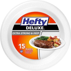 imageHefty Deluxe Large Round Foam Plates 36 Count Pack of 815 Count Pack of 1