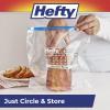 imageHefty Calendar Slider Quart Freezer Bags 1 Quart Slider Bags with Stand and Fill Expandable Bottoms Helps Prevent Freezer Burn 35 Count Pack of 4Gallon