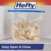 imageHefty Calendar Slider Quart Freezer Bags 1 Quart Slider Bags with Stand and Fill Expandable Bottoms Helps Prevent Freezer Burn 35 Count Pack of 4Gallon