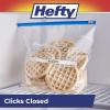 imageHefty Calendar Slider Quart Freezer Bags 1 Quart Slider Bags with Stand and Fill Expandable Bottoms Helps Prevent Freezer Burn 35 Count Pack of 4Gallon