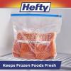 imageHefty Calendar Slider Quart Freezer Bags 1 Quart Slider Bags with Stand and Fill Expandable Bottoms Helps Prevent Freezer Burn 35 Count Pack of 4Gallon