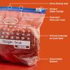 imageHefty Calendar Slider Quart Freezer Bags 1 Quart Slider Bags with Stand and Fill Expandable Bottoms Helps Prevent Freezer Burn 35 Count Pack of 4Quart