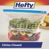 imageHefty Calendar Slider Quart Freezer Bags 1 Quart Slider Bags with Stand and Fill Expandable Bottoms Helps Prevent Freezer Burn 35 Count Pack of 4Quart