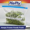 imageHefty Calendar Slider Quart Freezer Bags 1 Quart Slider Bags with Stand and Fill Expandable Bottoms Helps Prevent Freezer Burn 35 Count Pack of 4Quart