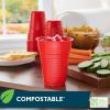 imageHefty Party On Disposable Plastic Cups Assorted 16 Ounce 100 Count16 OZ Ecosave 16 Count Pack of 3