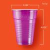 imageHefty Party On Disposable Plastic Cups Assorted 16 Ounce 100 Count16 Ounce  100 Count Pack of 1