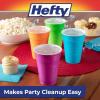 imageHefty Party On Disposable Plastic Cups Assorted 16 Ounce 100 Count16 Ounce  100 Count Pack of 1